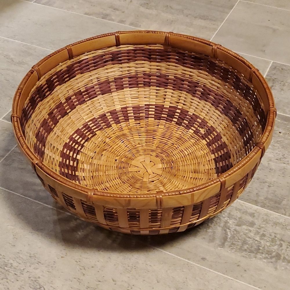Large Stunning Woven Bowl Basket